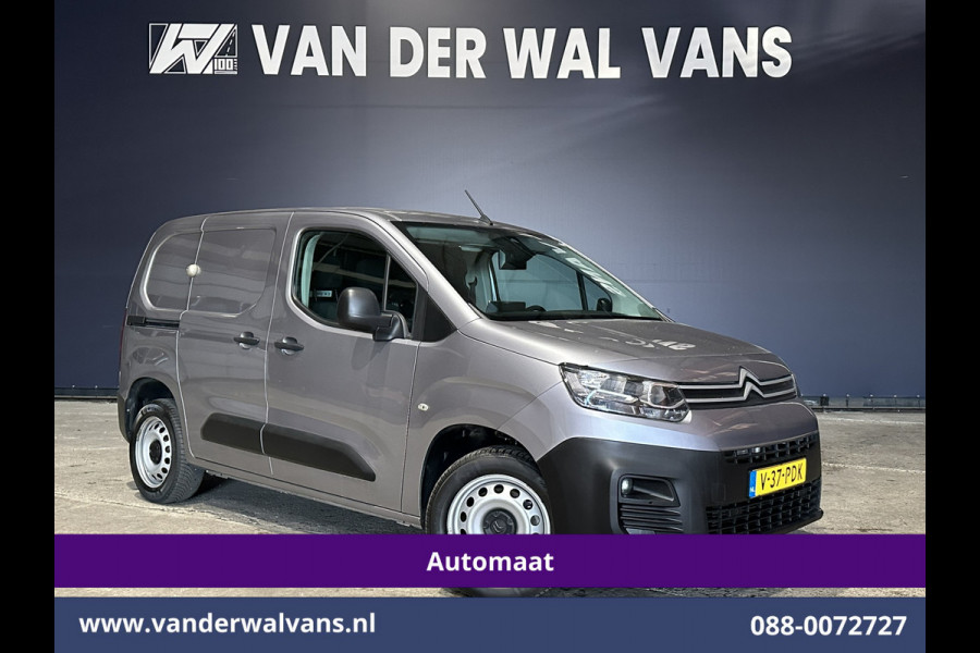 Citroën Berlingo 1.5 BlueHDI 131pk Automaat L1H1 Euro6 Airco | 3-Zits | Apple Carplay | Cruisecontrol Android Auto, Parkeersensoren, bijrijdersbank