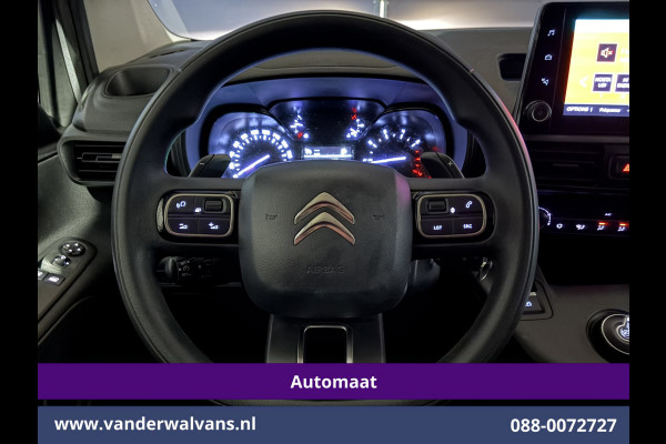 Citroën Berlingo 1.5 BlueHDI 131pk Automaat L1H1 Euro6 Airco | 3-Zits | Apple Carplay | Cruisecontrol Android Auto, Parkeersensoren, bijrijdersbank