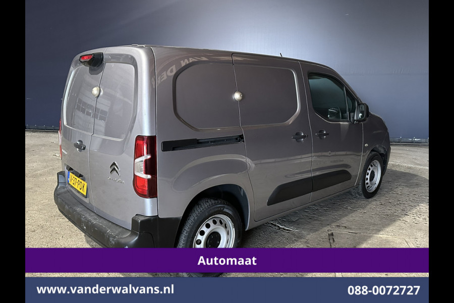 Citroën Berlingo 1.5 BlueHDI 131pk Automaat L1H1 Euro6 Airco | 3-Zits | Apple Carplay | Cruisecontrol Android Auto, Parkeersensoren, bijrijdersbank