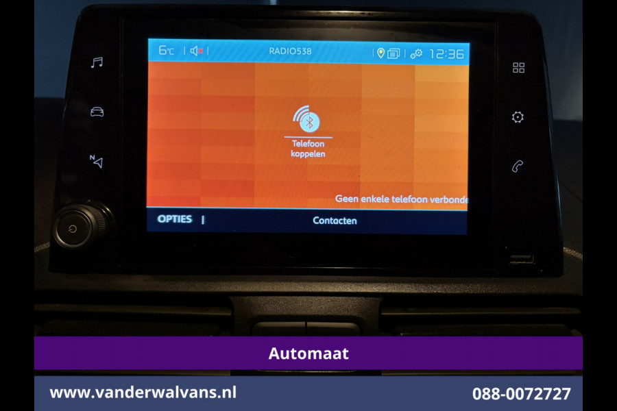 Citroën Berlingo 1.5 BlueHDI 131pk Automaat L1H1 Euro6 Airco | 3-Zits | Apple Carplay | Cruisecontrol Android Auto, Parkeersensoren, bijrijdersbank