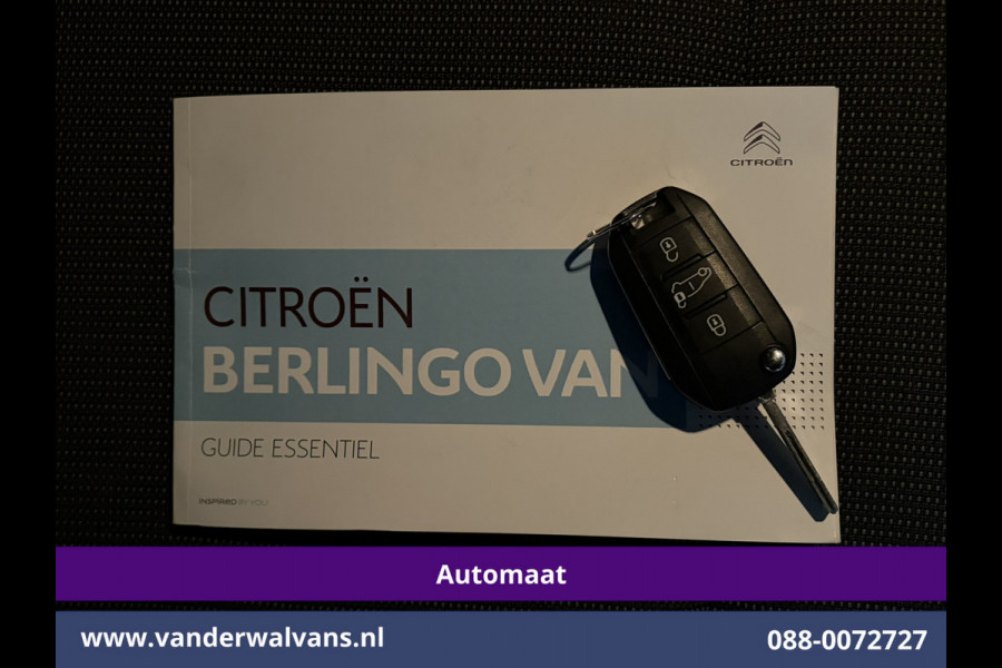 Citroën Berlingo 1.5 BlueHDI 131pk Automaat L1H1 Euro6 Airco | 3-Zits | Apple Carplay | Cruisecontrol Android Auto, Parkeersensoren, bijrijdersbank