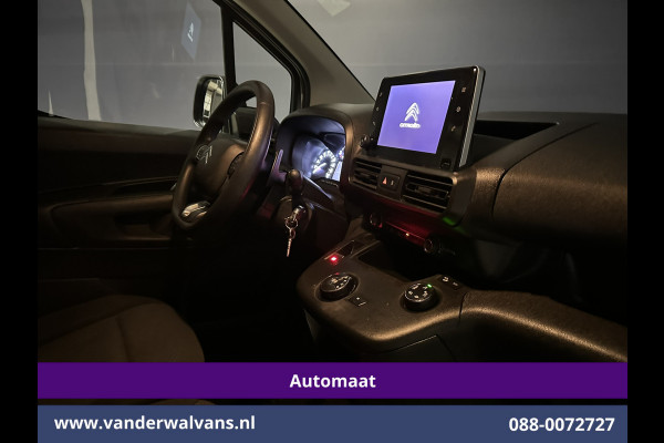 Citroën Berlingo 1.2 PureTech 131pk Automaat **Benzine** L1H1 Euro6 Airco | 3-Zits | Navigatie | Camera | Apple carplay android auto, cruisecontrol, parkeersensoren