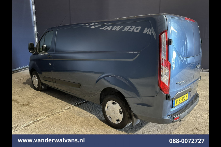 Ford Transit Custom 2.0 TDCI 131pk L2H1 Euro6 Airco | Camera | LED | Cruisecontrol | Verwarmde voorruit Parkeersensoren, Bijrijdersbank, 2800kg trekvermogen