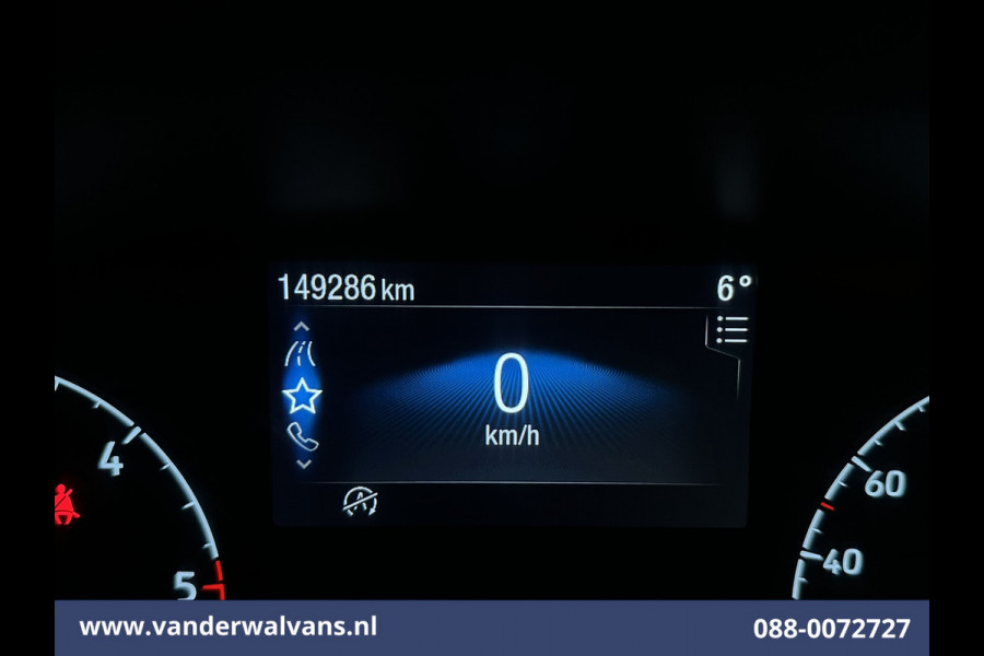 Ford Transit Custom 2.0 TDCI 131pk L2H1 Euro6 Airco | Camera | LED | Cruisecontrol | Verwarmde voorruit Parkeersensoren, Bijrijdersbank, 2800kg trekvermogen
