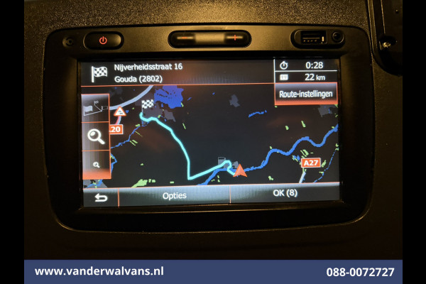 Opel Movano 2.3 CDTI 164pk L4H2 Euro6 Airco | Omvormer | Camera | Navigatie | 2500kg Trekhaak Cruisecontrol, Parkeersensoren