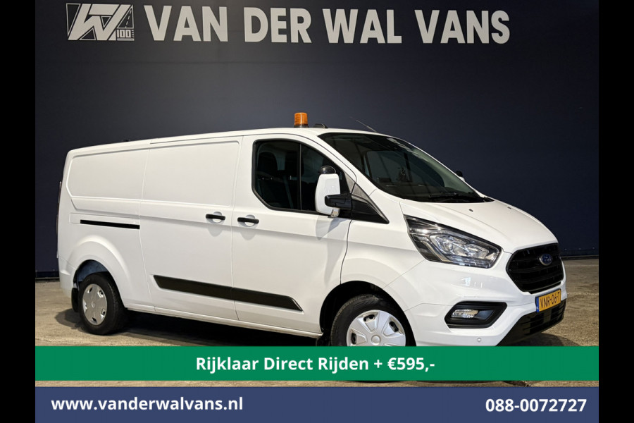 Ford Transit Custom 2.0 TDCI 130pk L2H1 Inrichting Euro6 *Rijklaar Direct Rijden* Airco | Camera | LED | Cruisecontrol | Verwarmde voorruit Parkeersensoren, 2800kg trekvermogen, Bijrijdersbank