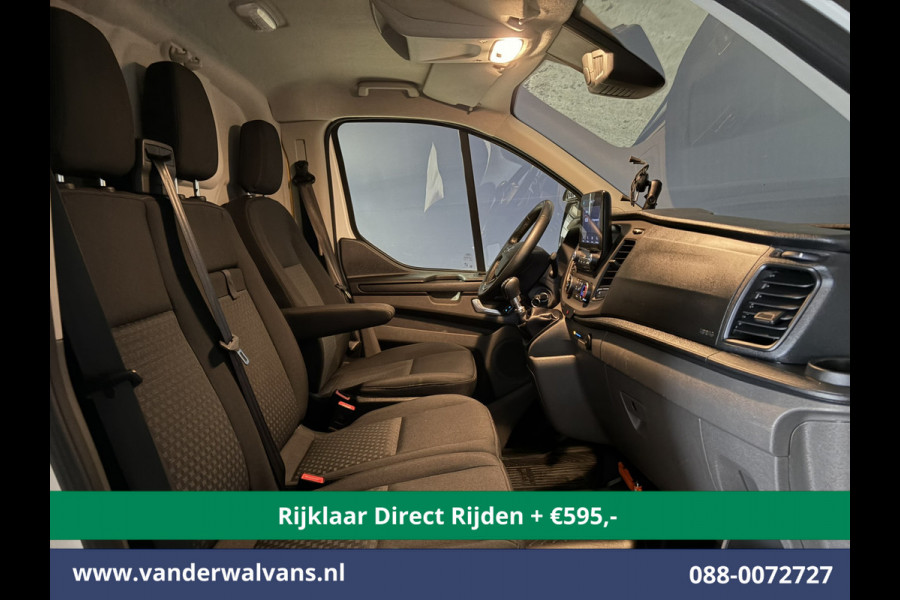 Ford Transit Custom 2.0 TDCI 130pk L2H1 Inrichting Euro6 *Rijklaar Direct Rijden* Airco | Camera | LED | Cruisecontrol | Verwarmde voorruit Parkeersensoren, 2800kg trekvermogen, Bijrijdersbank