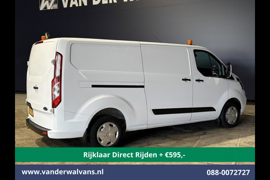 Ford Transit Custom 2.0 TDCI 130pk L2H1 Inrichting Euro6 *Rijklaar Direct Rijden* Airco | Camera | LED | Cruisecontrol | Verwarmde voorruit Parkeersensoren, 2800kg trekvermogen, Bijrijdersbank