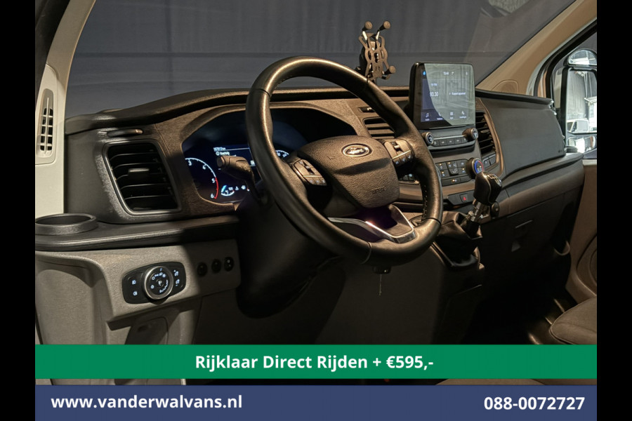 Ford Transit Custom 2.0 TDCI 130pk L2H1 Inrichting Euro6 *Rijklaar Direct Rijden* Airco | Camera | LED | Cruisecontrol | Verwarmde voorruit Parkeersensoren, 2800kg trekvermogen, Bijrijdersbank