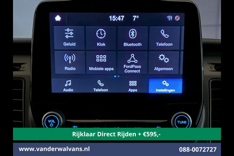 Ford Transit Custom 2.0 TDCI 130pk L2H1 Inrichting Euro6 *Rijklaar Direct Rijden* Airco | Camera | LED | Cruisecontrol | Verwarmde voorruit Parkeersensoren, 2800kg trekvermogen, Bijrijdersbank