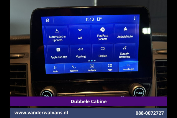 Ford Transit Custom 2.0 TDCI 130pk Automaat L2H1 Dubbele Cabine Euro6 Airco | 6-Zits | Navigatie | Cruisecontrol LED, Apple Carplay, Android Auto, Parkeersensoren