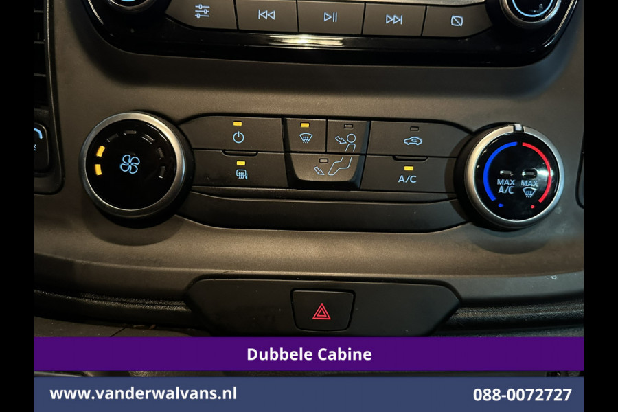 Ford Transit Custom 2.0 TDCI 130pk Automaat L2H1 Dubbele Cabine Euro6 Airco | 6-Zits | Navigatie | Cruisecontrol LED, Apple Carplay, Android Auto, Parkeersensoren