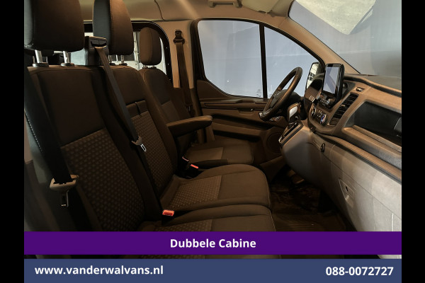 Ford Transit Custom 2.0 TDCI 130pk Automaat L2H1 Dubbele Cabine Euro6 Airco | 6-Zits | Navigatie | Cruisecontrol LED, Apple Carplay, Android Auto, Parkeersensoren