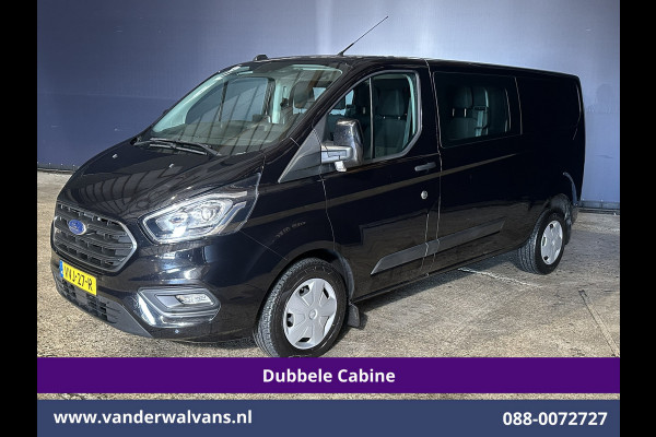 Ford Transit Custom 2.0 TDCI 130pk Automaat L2H1 Dubbele Cabine Euro6 Airco | 6-Zits | Navigatie | Cruisecontrol LED, Apple Carplay, Android Auto, Parkeersensoren
