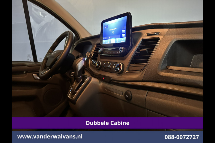 Ford Transit Custom 2.0 TDCI 130pk Automaat L2H1 Dubbele Cabine Euro6 Airco | 6-Zits | Navigatie | Cruisecontrol LED, Apple Carplay, Android Auto, Parkeersensoren
