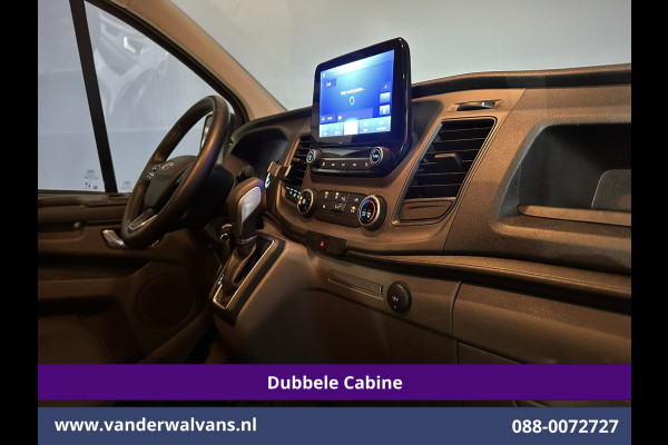 Ford Transit Custom 2.0 TDCI 130pk Automaat L2H1 Dubbele Cabine Euro6 Airco | 6-Zits | Navigatie | Cruisecontrol LED, Apple Carplay, Android Auto, Parkeersensoren