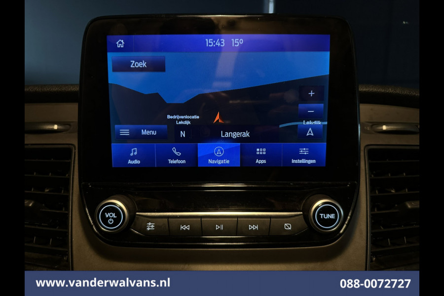 Ford Transit Custom 2.0 TDCI 131pk L2H1 Euro6 Airco | Camera | Leder | Navigatie | LED | Cruisecontrol Verwarmde Voorruit, Parkeersensoren, Bijrijdersbank, 2800kg trekvermogen