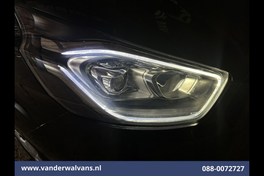 Ford Transit Custom 2.0 TDCI 131pk L2H1 Euro6 Airco | Camera | Leder | Navigatie | LED | Cruisecontrol Verwarmde Voorruit, Parkeersensoren, Bijrijdersbank, 2800kg trekvermogen
