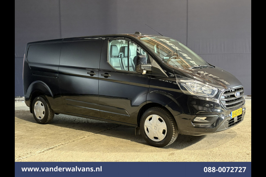 Ford Transit Custom 2.0 TDCI 131pk L2H1 Euro6 Airco | Camera | Leder | Navigatie | LED | Cruisecontrol Verwarmde Voorruit, Parkeersensoren, Bijrijdersbank, 2800kg trekvermogen