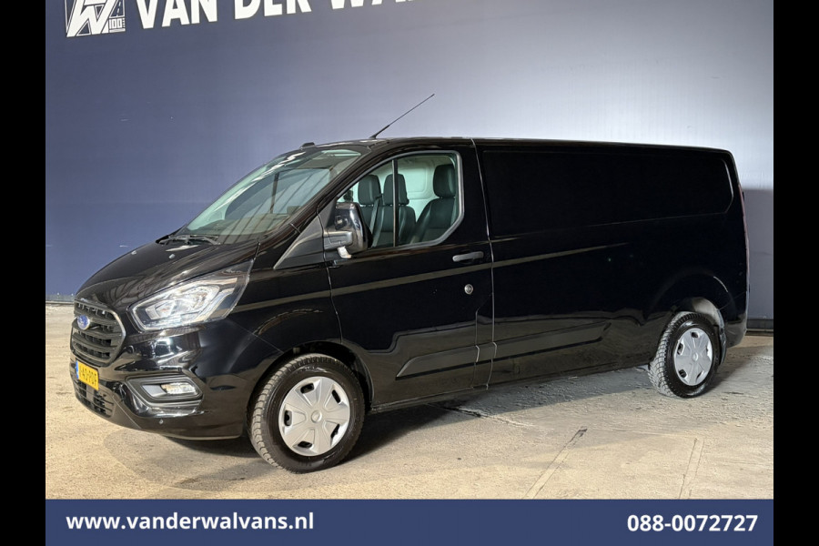 Ford Transit Custom 2.0 TDCI 131pk L2H1 Euro6 Airco | Camera | Leder | Navigatie | LED | Cruisecontrol Verwarmde Voorruit, Parkeersensoren, Bijrijdersbank, 2800kg trekvermogen