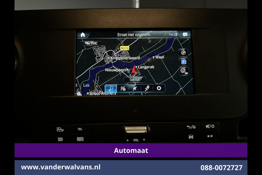 Mercedes-Benz Sprinter 317 CDI 9G-Tronic Automaat 170pk L3H2 Euro6 Airco | 360 graden Camera | Navigatie | Apple Carplay Cruisecontrol, Android Auto, Chauffeursstoel, Trekhaak, Parkeersensoren, Stoelverwarming, Bijrijdersbank
