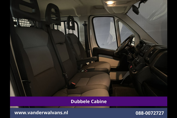 Peugeot Boxer 2.0 BlueHDI 130pk Pick up Dubbel Cabine Open laadbak Euro6 Airco | 7-Zits | Trekhaak | Navigatie