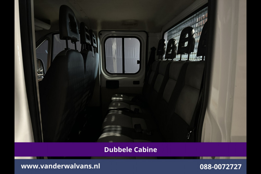 Peugeot Boxer 2.0 BlueHDI 130pk Pick up Dubbel Cabine Open laadbak Euro6 Airco | 7-Zits | Trekhaak | Navigatie