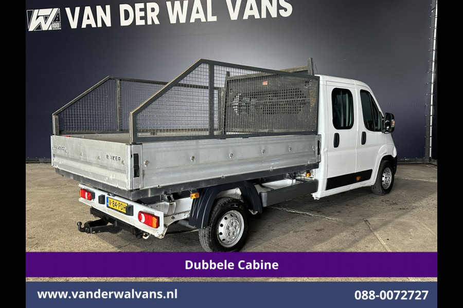Peugeot Boxer 2.0 BlueHDI 130pk Pick up Dubbel Cabine Open laadbak Euro6 Airco | 7-Zits | Trekhaak | Navigatie