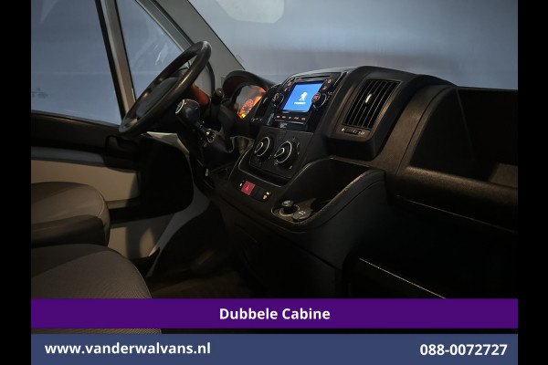 Peugeot Boxer 2.0 BlueHDI 130pk Pick up Dubbel Cabine Open laadbak Euro6 Airco | 7-Zits | Trekhaak | Navigatie