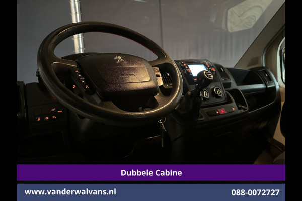 Peugeot Boxer 2.0 BlueHDI 130pk Pick up Dubbel Cabine Open laadbak Euro6 Airco | 7-Zits | Trekhaak | Navigatie