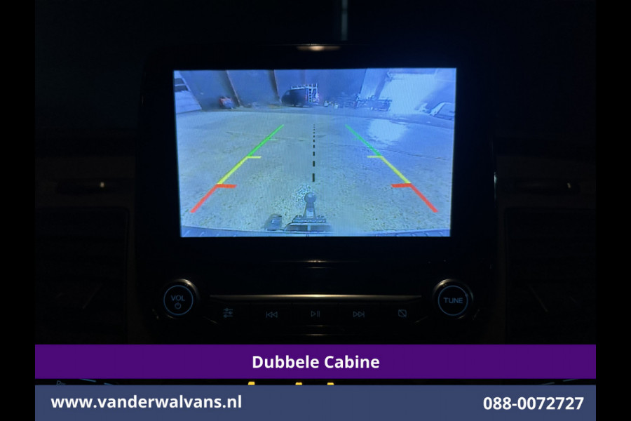 Ford Transit Custom 2.0 TDCI 131pk Automaat L2H1 Dubbele cabine Euro6 Airco | 6-Zits | Camera | Navigatie | Apple Carplay LED, Trekhaak, Cruisecontrol, Android Auto, Stoelverwarming, Verwarmde Voorruit, Parkeersensoren, Bijrijdersbank