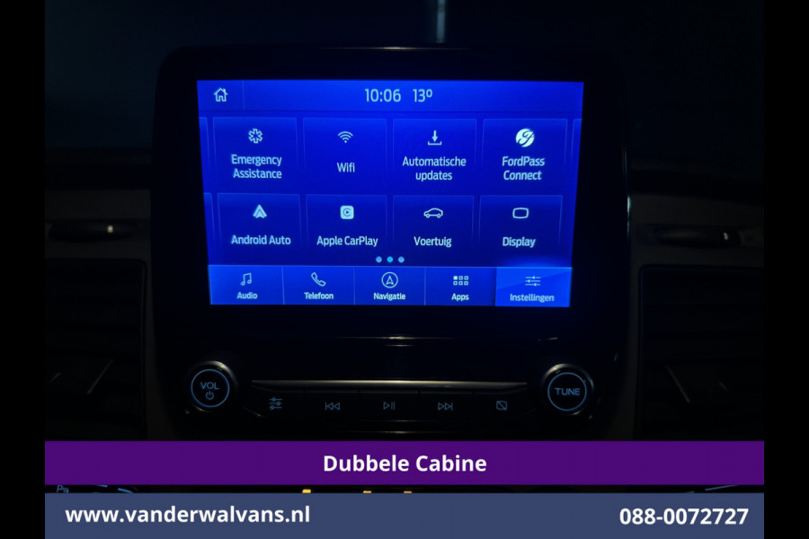 Ford Transit Custom 2.0 TDCI 131pk Automaat L2H1 Dubbele cabine Euro6 Airco | 6-Zits | Camera | Navigatie | Apple Carplay LED, Trekhaak, Cruisecontrol, Android Auto, Stoelverwarming, Verwarmde Voorruit, Parkeersensoren, Bijrijdersbank