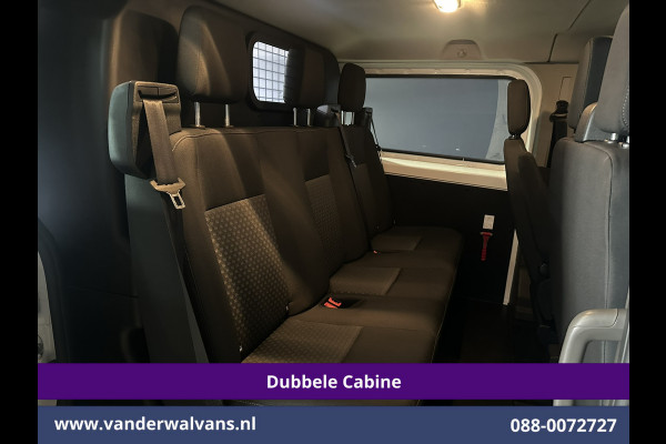Ford Transit Custom 2.0 TDCI 131pk Automaat L2H1 Dubbele cabine Euro6 Airco | 6-Zits | Camera | Navigatie | Apple Carplay LED, Trekhaak, Cruisecontrol, Android Auto, Stoelverwarming, Verwarmde Voorruit, Parkeersensoren, Bijrijdersbank