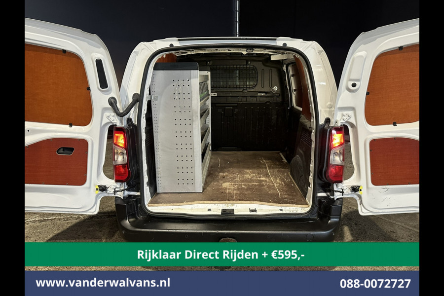 Peugeot Partner 1.5 BlueHDI 102pk L1H1 inrichting Euro6 *Rijklaar Direct Rijden* Airco | Camera | Navigatie | Apple Carplay Trekhaak, Cruisecontrol, Android Auto, Parkeersensoren
