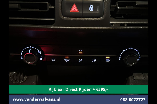 Peugeot Partner 1.5 BlueHDI 102pk L1H1 inrichting Euro6 *Rijklaar Direct Rijden* Airco | Camera | Navigatie | Apple Carplay Trekhaak, Cruisecontrol, Android Auto, Parkeersensoren