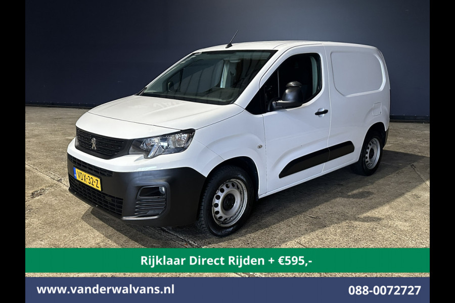 Peugeot Partner 1.5 BlueHDI 102pk L1H1 inrichting Euro6 *Rijklaar Direct Rijden* Airco | Camera | Navigatie | Apple Carplay Trekhaak, Cruisecontrol, Android Auto, Parkeersensoren
