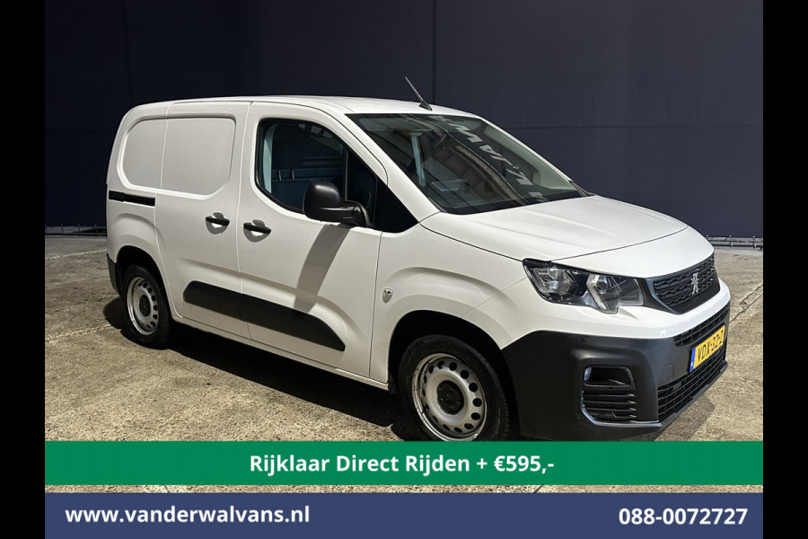 Peugeot Partner 1.5 BlueHDI 102pk L1H1 inrichting Euro6 *Rijklaar Direct Rijden* Airco | Camera | Navigatie | Apple Carplay Trekhaak, Cruisecontrol, Android Auto, Parkeersensoren