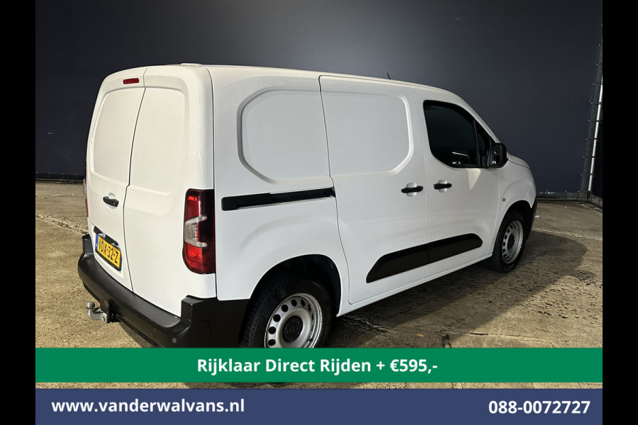 Peugeot Partner 1.5 BlueHDI 102pk L1H1 inrichting Euro6 *Rijklaar Direct Rijden* Airco | Camera | Navigatie | Apple Carplay Trekhaak, Cruisecontrol, Android Auto, Parkeersensoren