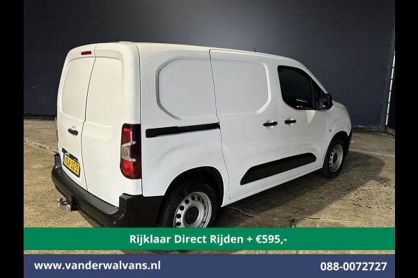 Peugeot Partner 1.5 BlueHDI 102pk L1H1 inrichting Euro6 *Rijklaar Direct Rijden* Airco | Camera | Navigatie | Apple Carplay Trekhaak, Cruisecontrol, Android Auto, Parkeersensoren