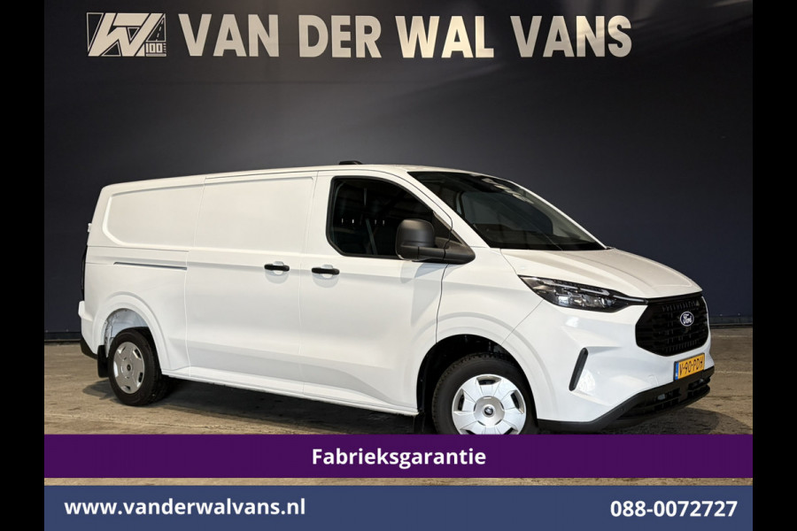 Ford Transit Custom 2.0 TDCI 136pk L2H1 Fabrieksgarantie Euro6 Airco | Camera | LED | Apple Carplay | Cruisecontrol Android Auto, Parkeersensoren, Verwarmde voorruit, Bijrijdersbank, 2740kg trekvermogen