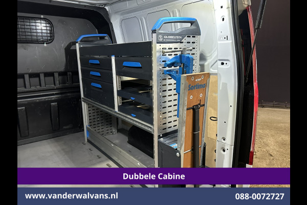 Ford Transit Custom 2.0 TDCI 131pk L2H1 Dubbele Cabine Euro6 inrichting Airco | 6-Zits | Navigatie | LED | Apple Carplay | Cruisecontrol Android Auto, Parkeersensoren, Achterklep, 2800kg trekvermogen