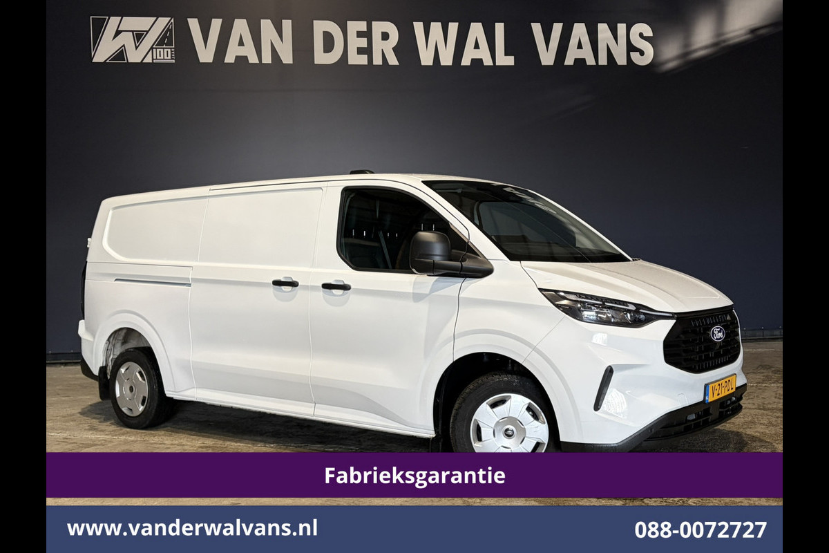 Ford Transit Custom 2.0 TDCI 136pk L2H1 Fabrieksgarantie Euro6 Airco | Camera | Apple Carplay | LED Android Auto, Cruisecontrol, Verwarmde voorruit, Parkeersensoren, Bijrijdersbank, 2740kg trekvermogen