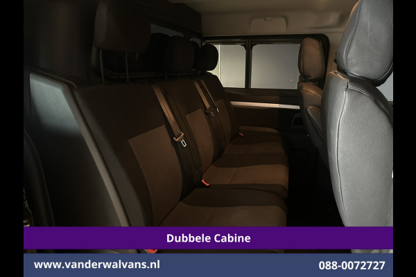 Opel Vivaro 2.0 CDTI 123pk L3H1 Glasresteel Dubbele cabine Euro6 Airco | 5-Zits | Camera | Navigatie | Apple Carplay Android Auto, Cruisecontrol, 2500kg Trekhaak, Parkeersensoren