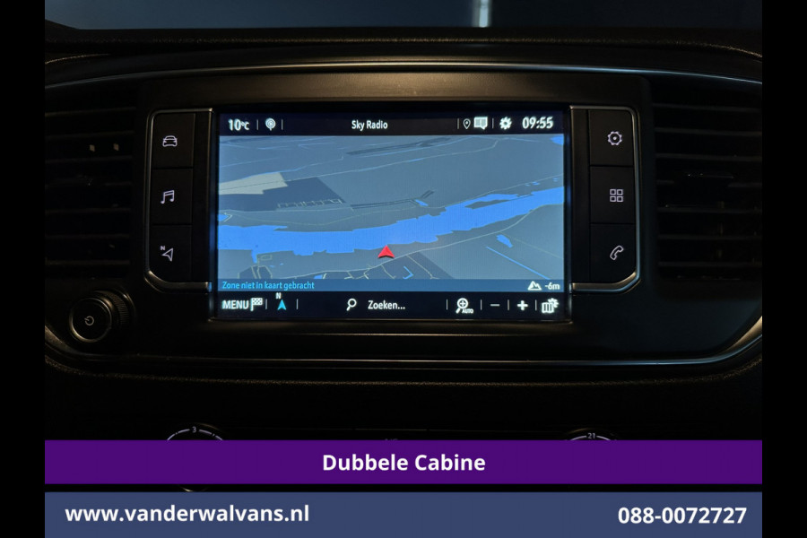 Opel Vivaro 2.0 CDTI 123pk L3H1 Glasresteel Dubbele cabine Euro6 Airco | 5-Zits | Camera | Navigatie | Apple Carplay Android Auto, Cruisecontrol, 2500kg Trekhaak, Parkeersensoren