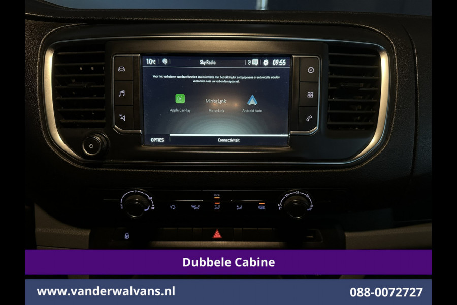 Opel Vivaro 2.0 CDTI 123pk L3H1 Glasresteel Dubbele cabine Euro6 Airco | 5-Zits | Camera | Navigatie | Apple Carplay Android Auto, Cruisecontrol, 2500kg Trekhaak, Parkeersensoren