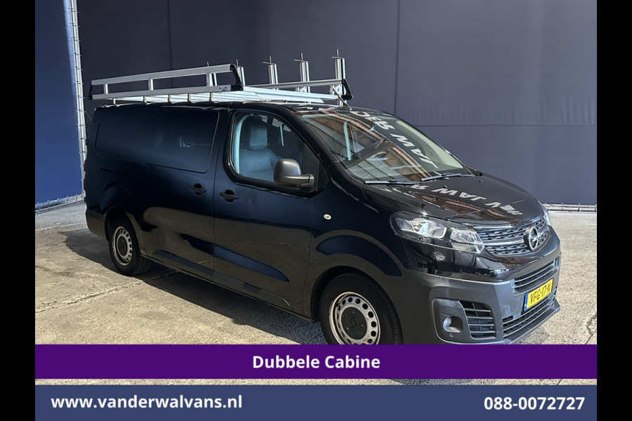 Opel Vivaro 2.0 CDTI 123pk L3H1 Glasresteel Dubbele cabine Euro6 Airco | 5-Zits | Camera | Navigatie | Apple Carplay Android Auto, Cruisecontrol, 2500kg Trekhaak, Parkeersensoren