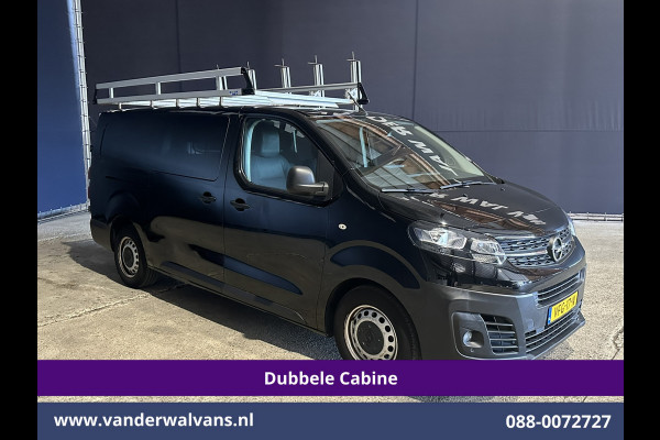 Opel Vivaro 2.0 CDTI 123pk L3H1 Glasresteel Dubbele cabine Euro6 Airco | 5-Zits | Camera | Navigatie | Apple Carplay Android Auto, Cruisecontrol, 2500kg Trekhaak, Parkeersensoren