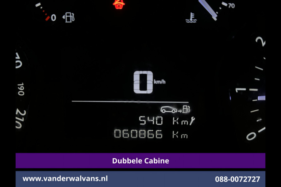 Opel Vivaro 2.0 CDTI 123pk L3H1 Glasresteel Dubbele cabine Euro6 Airco | 5-Zits | Camera | Navigatie | Apple Carplay Android Auto, Cruisecontrol, 2500kg Trekhaak, Parkeersensoren