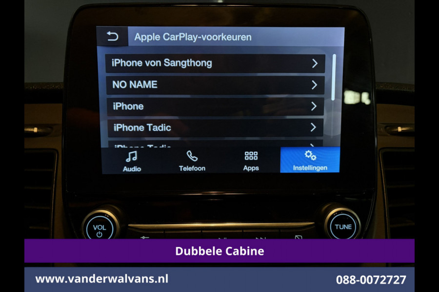Ford Transit 2.0 TDCI 170pk L4H3 Dubbele Cabine Euro6 Airco | 6-zits | Camera | LED | Apple Carplay | 2800kg Trekvermogen | Cruisecontrol, Android Auto, Stoelverwarming, Verwarmde Voorruit, Parkeersensoren, Bijrijdersbank
