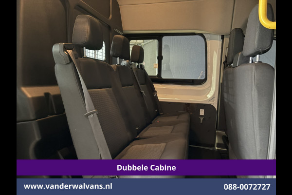 Ford Transit 2.0 TDCI 170pk L4H3 Dubbele Cabine Euro6 Airco | 6-zits | Camera | LED | Apple Carplay | 2800kg Trekvermogen | Cruisecontrol, Android Auto, Stoelverwarming, Verwarmde Voorruit, Parkeersensoren, Bijrijdersbank